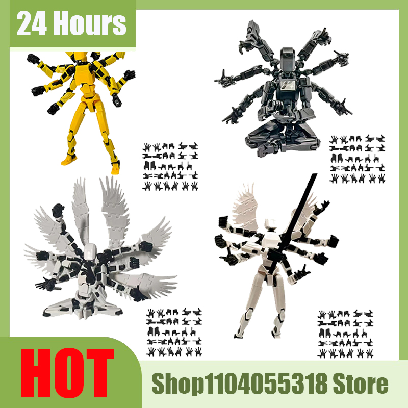 3D Printing Action Figure - Robot pembentuk dapat digerakkan multi-bersendi dengan