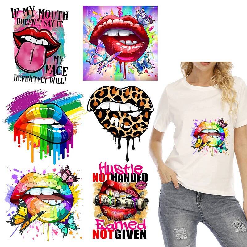 3D Printing Vinyl - Stiker vinil Transfer panas bibir cetak