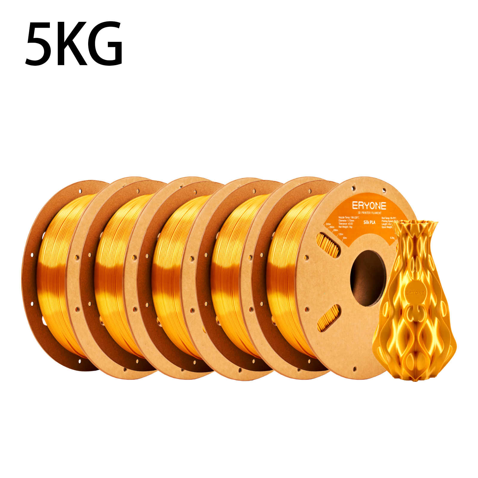 3D Printing Nylon Filament - Filamen Sutra PLA ERYONE 5kg untuk
