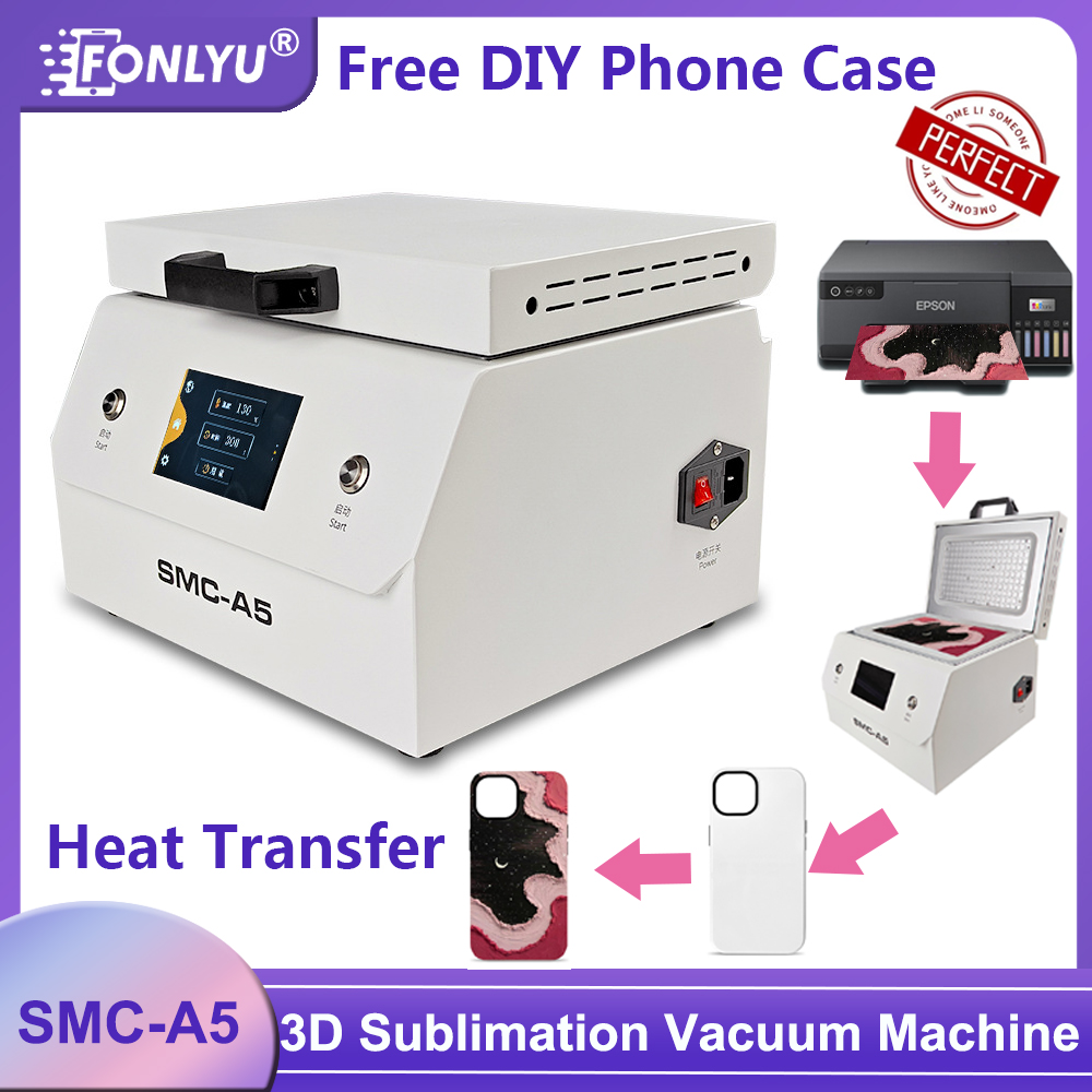 3D Printing Iphone - Fonlyu Mesin Vakum Sublimasi 3D untuk