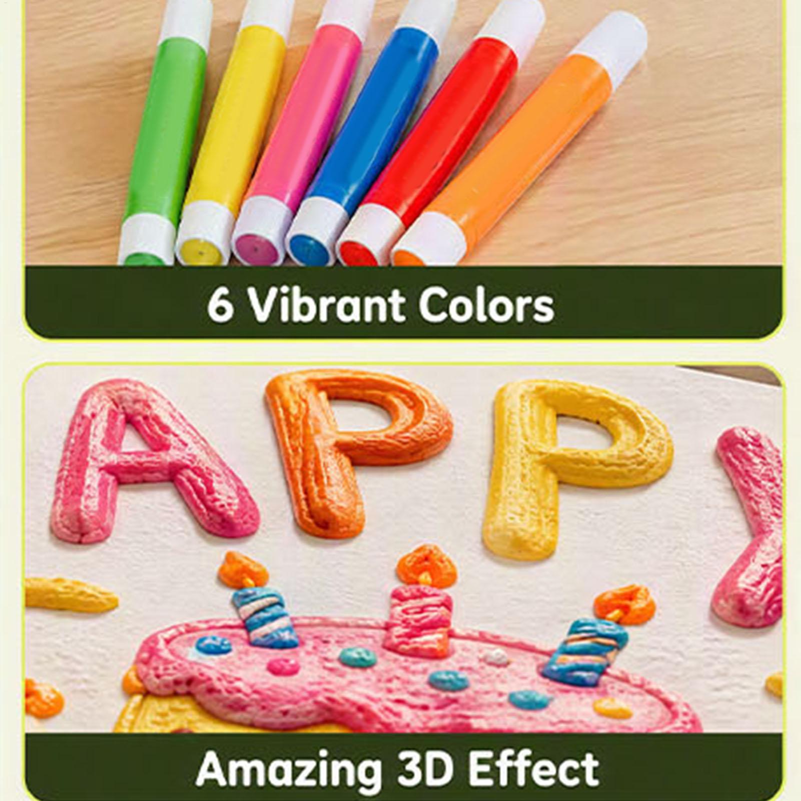 3D Printing Drawing - Pena Gelembung Popcorn DIY Kapas 3D