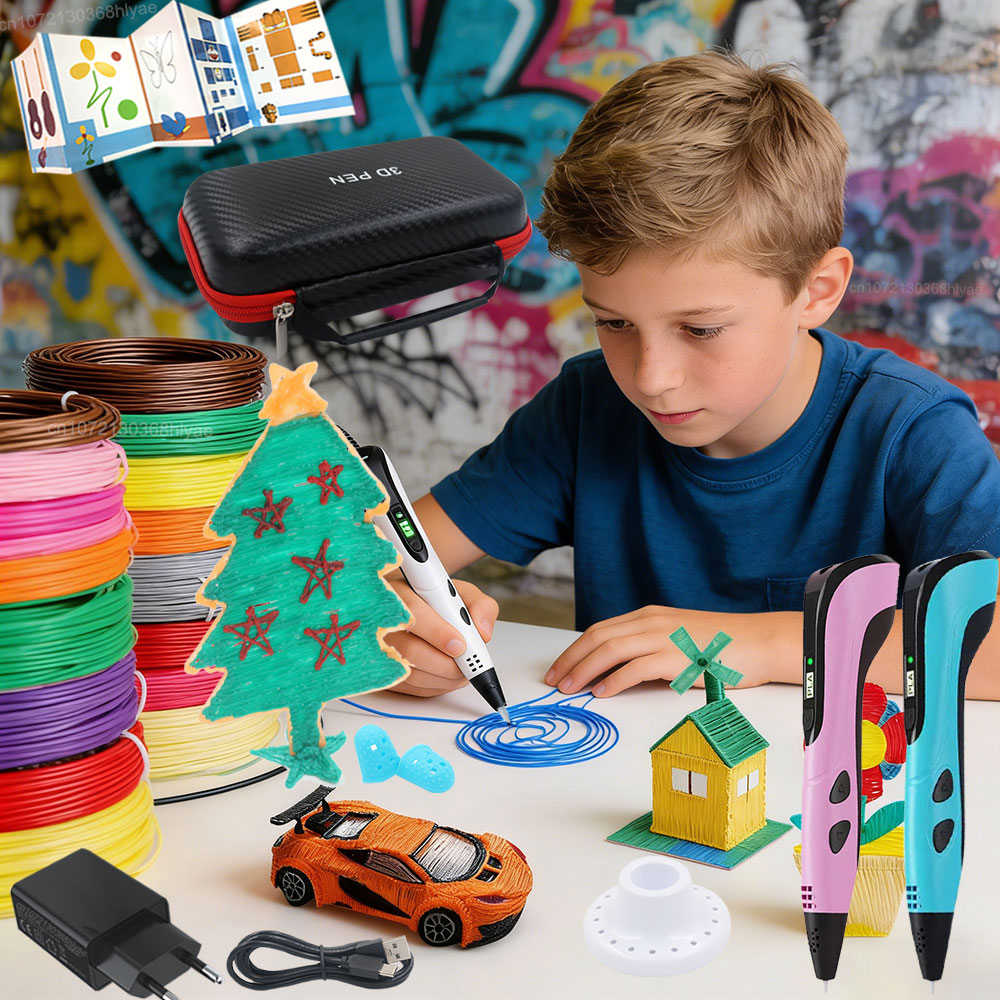 3D Printing Nylon Filament - Pena Cetak 3D Anak-anak dengan Layar