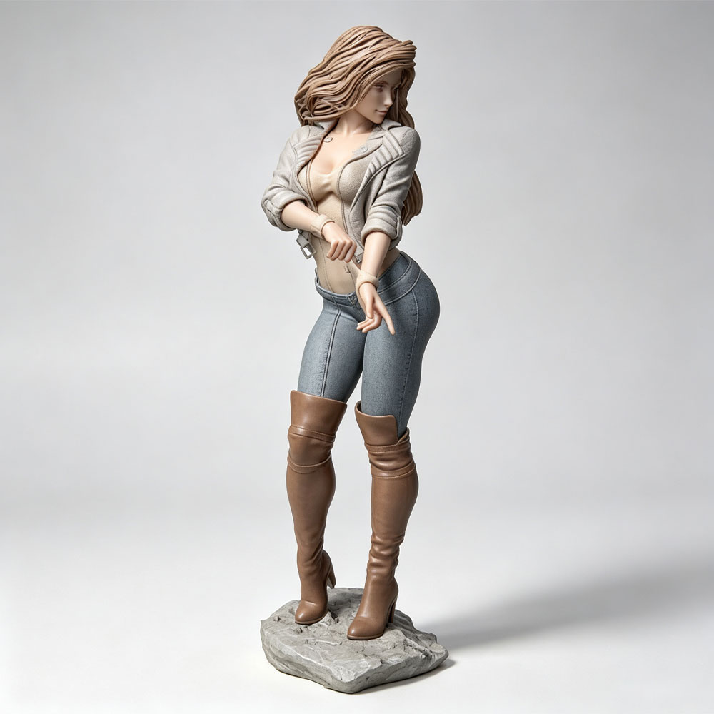 3D Printing Article - 1/24 Karakter Wanita Realistis dan Modis,