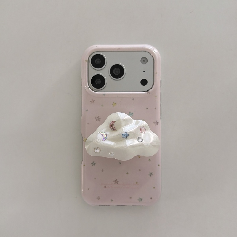3D Printing Iphone - Casing HP Motif Bintang Pink Lucu
