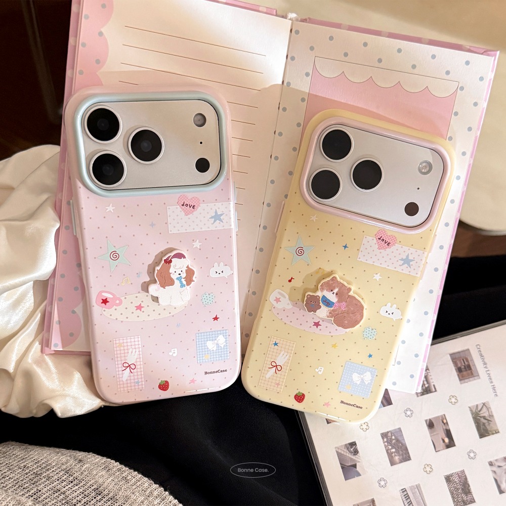 3D Printing Iphone - Casing Ponsel 3D Embossed Anak Anjing