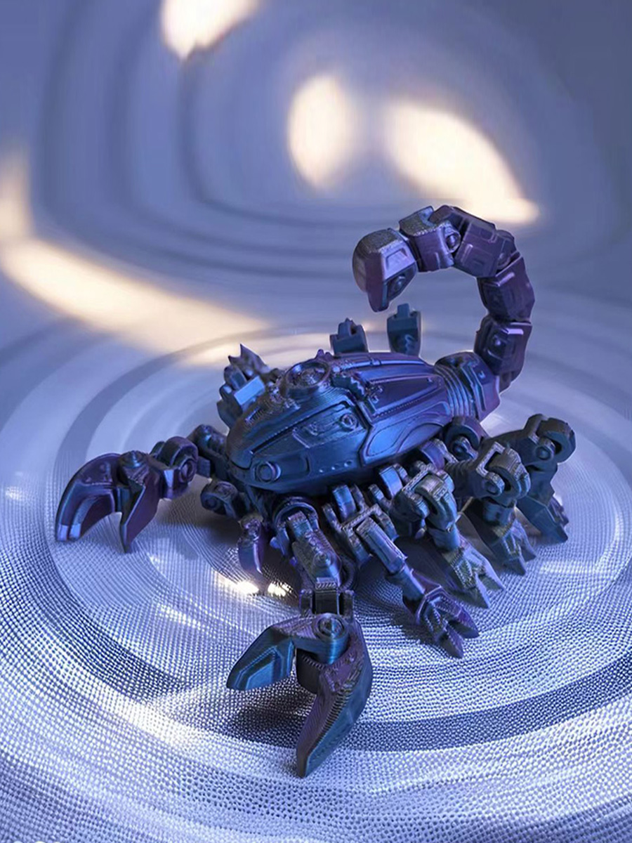 Figur Aksi Kalajengking Mekani - 3D Printing Action Figure ulasan dan harga
