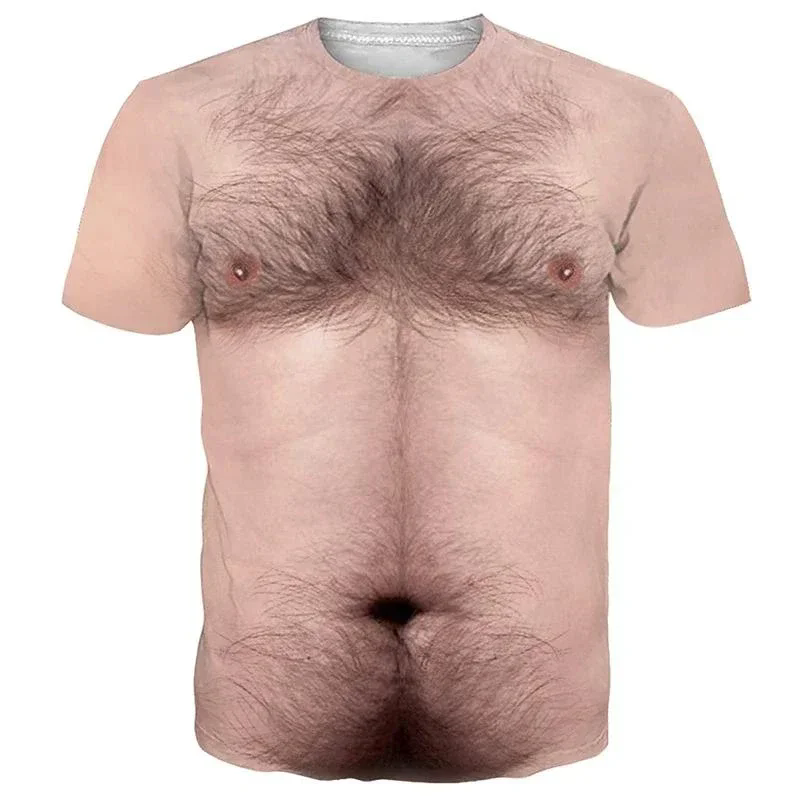 2024 T-shirt dicetak 3D otot t - 3D Printing Drawing ulasan dan harga