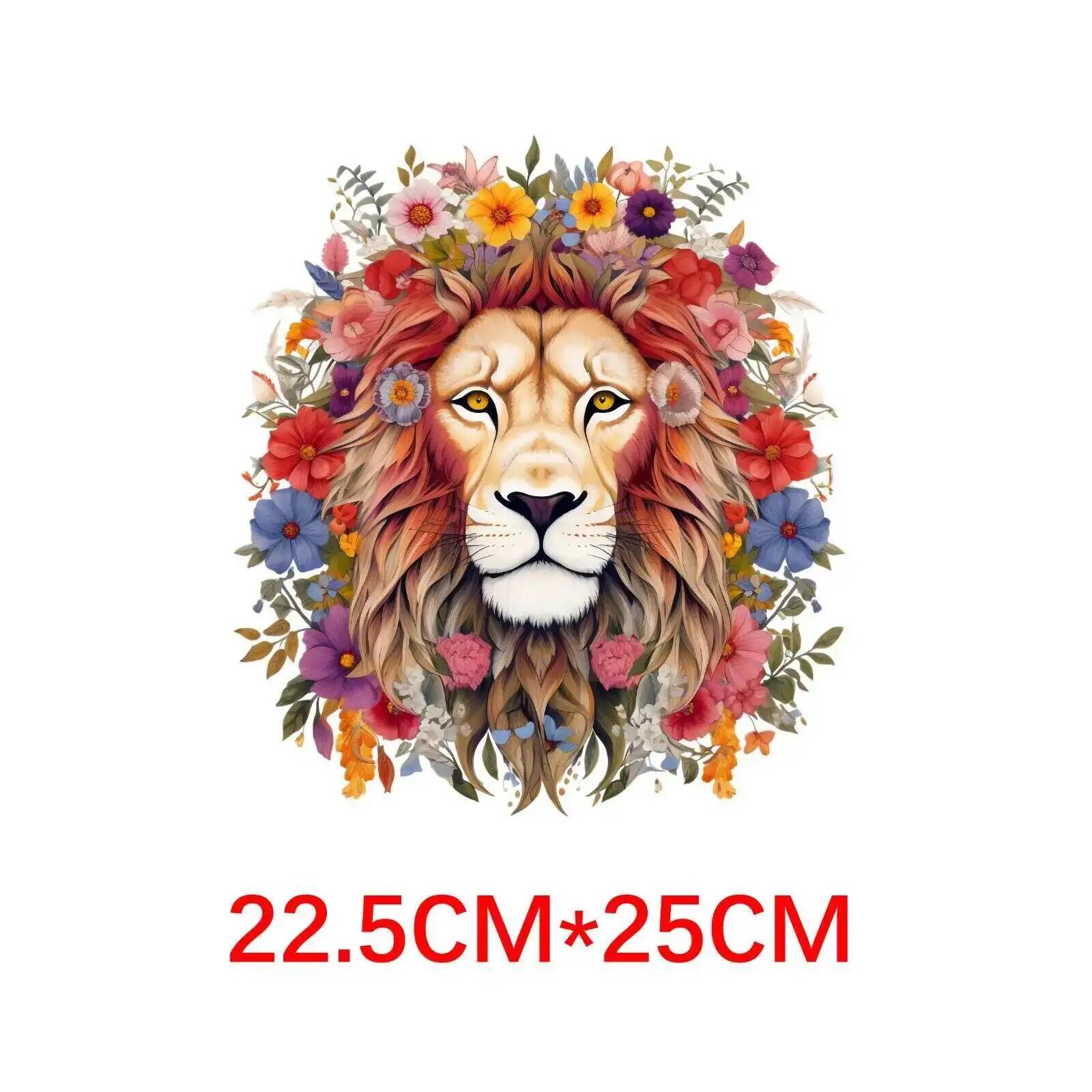 25cm Lion Tiger bunga hewan be - 3D Printing Vinyl ulasan dan harga