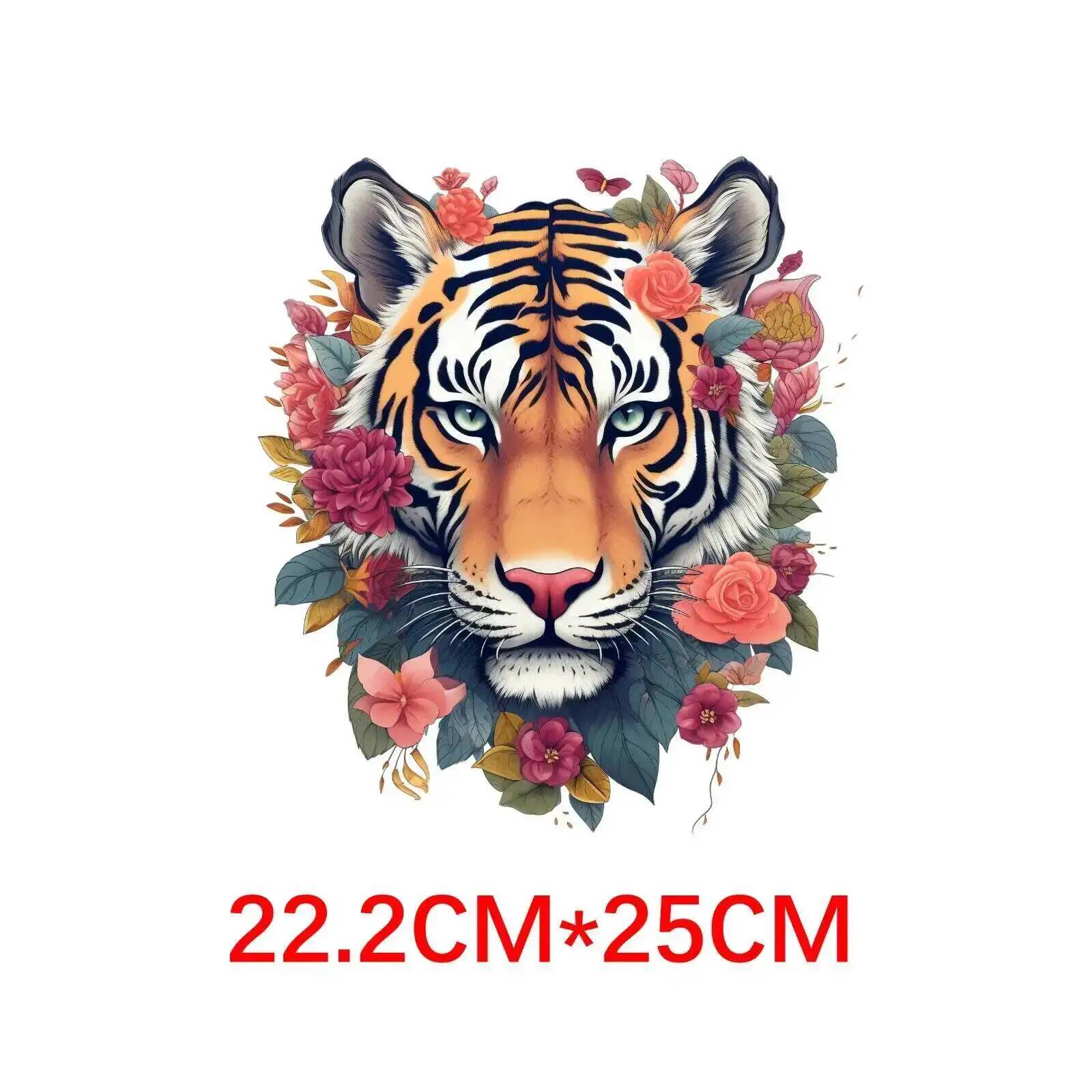 25cm Lion Tiger bunga hewan be - 3D Printing Vinyl ulasan dan harga