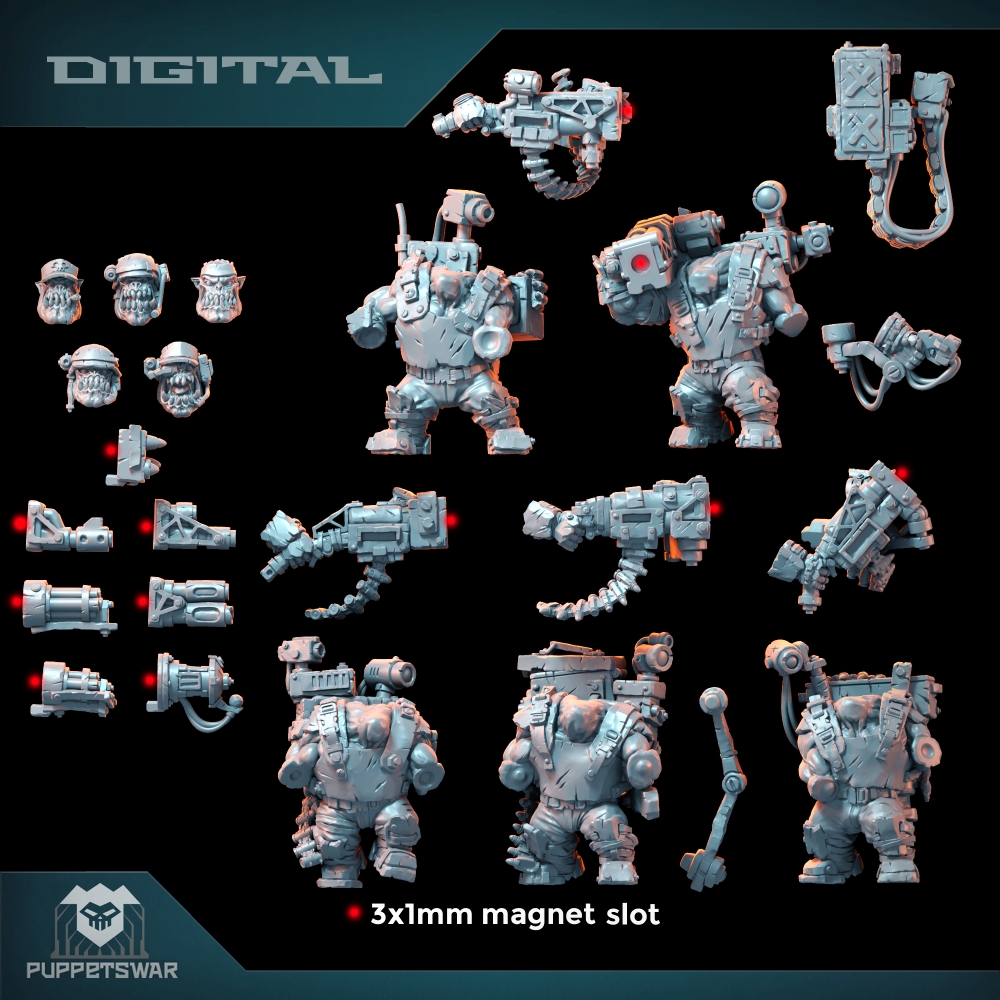 Pasukan Orc Ultimate Badasses, - 3D Printing For Dummies ulasan dan harga