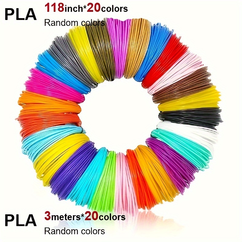 Set Pena Cetak 3D 20 Warna DIY - 3D Printing Nylon Filament ulasan dan harga