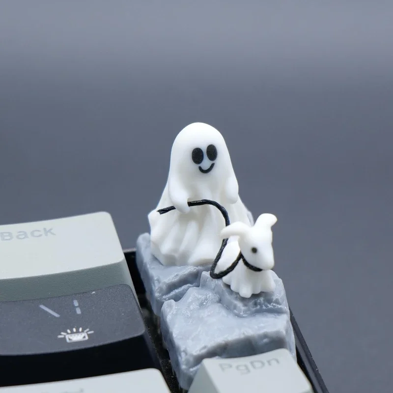 Hantu anak anjing Resin Keycap - 3D Printing Article ulasan dan harga