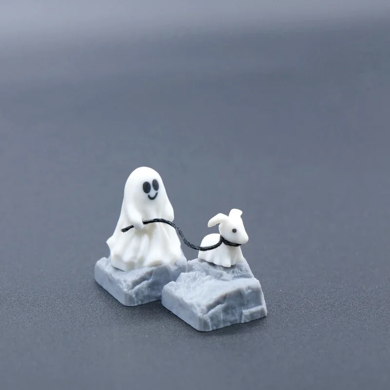 Hantu anak anjing Resin Keycap - 3D Printing Article ulasan dan harga