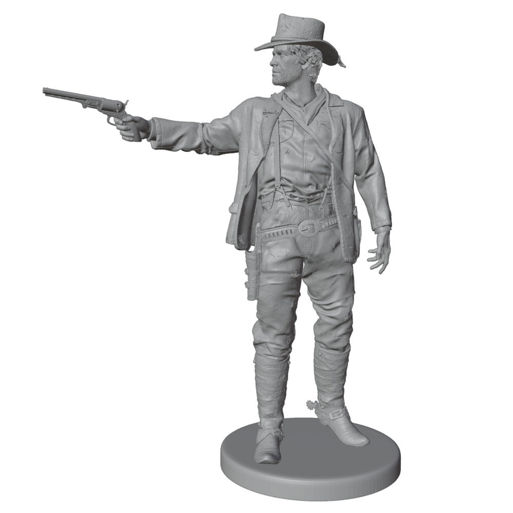 1/24/12/6 Figur Senjata Koboi  - 3D Printing Drawing ulasan dan harga