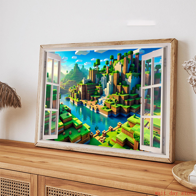 Lukisan Kanvas Poster Efek Jen - 3D Printing Videos ulasan dan harga