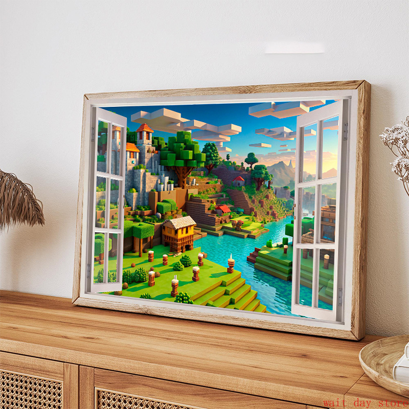 Lukisan Kanvas Poster Efek Jen - 3D Printing Videos ulasan dan harga