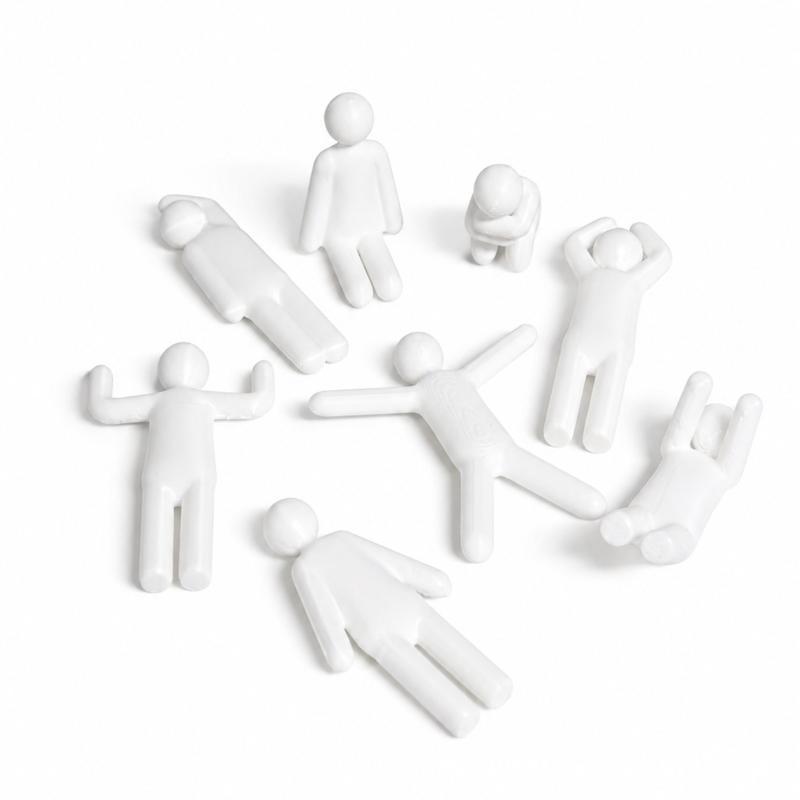 8Pcs Model Robot Meccha Chamel - 3D Printing Action Figure ulasan dan harga